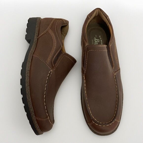GH Bass Shoes Men’s 9.5 W Brown Darren Comfort Slip-On Loafer 00152878-200 - Picture 1 of 8